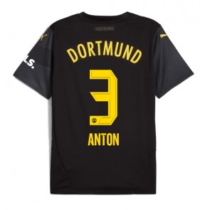 Billiga Borussia Dortmund Waldemar Anton #3 Bortatröja 2024-25 Kortärmad